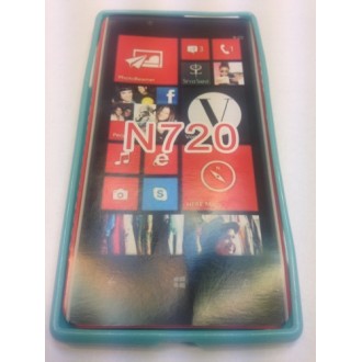 Силиконов калъф  за Nokia Lumia 720 син