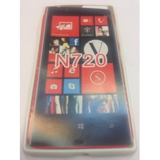 Силиконов калъф  за Nokia Lumia 720 бял