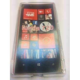 Силиконов калъф  за Nokia Lumia 720 прозрачен