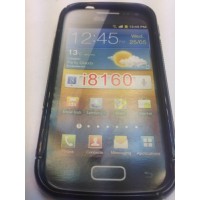 Силиконов калъф за Samsung Galaxy Ace 2 I8160 черен