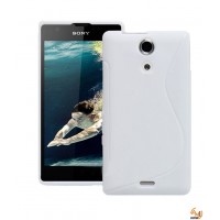 Силиконов калъф за Sony Xperia ZR бял