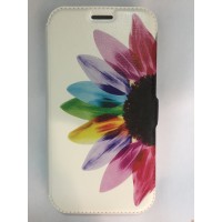 Страничен калъф тефтер за Huawei Y625 цвете