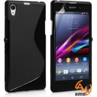 Силиконов калъф за Sony Xperia Z1 черен