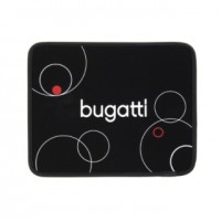 Велурен калъф за iPad Bugatti черен