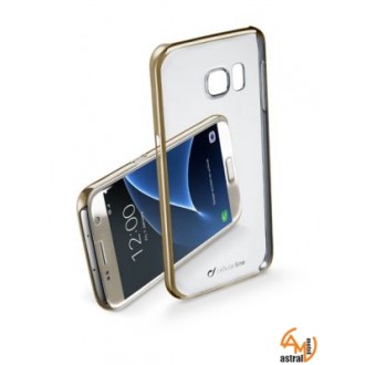 ClearCrystal калъф за Samsung Gal S7 златен Cellular Line