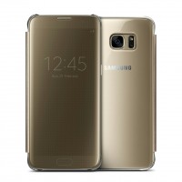 Samsung Galaxy G935 S7 Edge Clear View Cover Gold