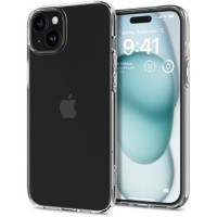 Силиконоф калъф кейс Spigen Liquid Crystal Apple iPhone 15, прозрачен