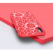 Силиконов гръб Flower Flexible Case MSVII за Iphone XS/X ,червен 1