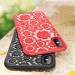 Силиконов гръб Flower Flexible Case MSVII за Iphone XS/X ,червен 2