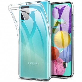 Силиконов калъф 0.5mm за Samsung A51, прозрачен