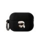 Силиконов калъф Karl Lagerfeld Силиконов 3D с лого Karl Head за Airpods Pro 2, черен