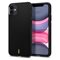 Силиконов калъф кейс Spigen Ciel Wave Shell Iphone 11 ,черен