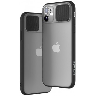 Силиконов калъф кейс BlitzWolf BW-AY2 за iPhone 11, Черен