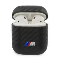 Силиконов калъф кейс BMW BMA2WMPUCA Carbon M Collection Apple AirPods, Черни