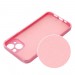 Силиконов калъф кейс CLEAR Case 2mm Blink за iPhone 14 / iPhone 13, розов с брокат	 2