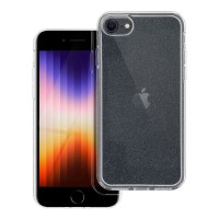 Силиконов калъф кейс CLEAR Case 2mm Blink за iPhone SE 2020 / 7 / 8, прозрачен с брокат