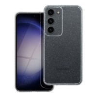 Силиконов калъф кейс CLEAR Case 2mm Blink за Samsung A25, прозрачен с брокат