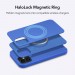 Силиконов калъф кейс ESR  CLOUD HALOLOCK за iPhone 12 Mini, Син 1