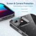 Силиконов калъф кейс ESR Shimmer за iPhone 12 / iPhone 12 Pro, Прозрачен с брокат 3