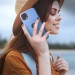 Силиконов калъф кейс Forcell Silicone Case за Samsung Galaxy A12, син  3