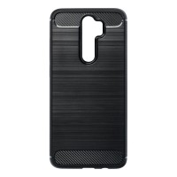 Силиконов калъф кейс Forecell Carbon за Xiaomi Redmi Note 8 Pro ,черен