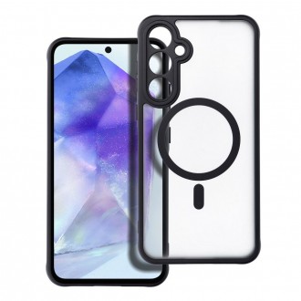 Силиконов калъф кейс Full Matte MagSafe за Samsung Galaxy A55, черен