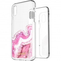 Силиконов калъф кейс Ghostek Scarlet Agate за iPhone XR, Pink