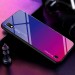 Силиконов калъф кейс Gradient Glass Durable Cover стъклен гръб за Samsung Galaxy A10, purple-pink 2