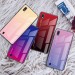 Силиконов калъф кейс Gradient Glass Durable Cover стъклен гръб за Samsung Galaxy A10, purple-pink 1