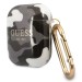 Силиконов калъф кейс Guess GUA2UCAMG cover black Camo Collection за Apple AirPods 1