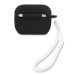 Силиконов калъф кейс Guess GUACAPLSVSBW cover black white Silicone Vintage за Apple AirPods Pro 1