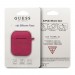 Силиконов калъф кейс GUESS GUACCSILGLFU за слушалки AirPods , fuchsia 1