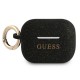 Силиконов калъф кейс Guess GUAPSGGEK cover black Silicone Glitter за Apple AirPods Pro, Черен