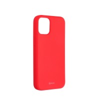 Силиконов калъф кейс Jelly Roar Colorful за iPhone 12 Mini , Peach Pink