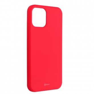 Силиконов калъф кейс Jelly Roar Colorful за iPhone 12 Pro Max, Hot Pink