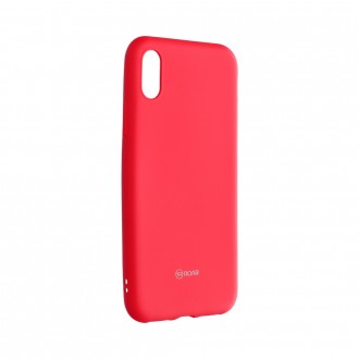 Силиконов калъф кейс Jelly Roar Colorful за iPhone XS / iPhone X, Hot Pink