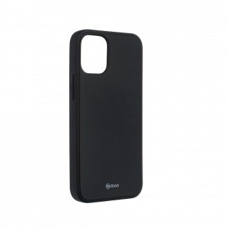 Силиконов калъф кейс Jelly Roar за iPhone 12 Mini черен