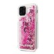 Силиконов калъф кейс Karl Lagerfeld KLHCN58ROPI iPhone 11 Pro rose gold hard case Glitter