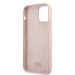 Силиконов калъф кейс Karl Lagerfeld KLHCP12MSILTTPI за iPhone 12 / iPhone 12 Pro, Розов 3