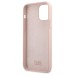 Силиконов калъф кейс Karl Lagerfeld KLHCP12MSTKLTLP за iPhone 12 / iPhone 12 Pro, Розов 3