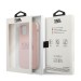 Силиконов калъф кейс Karl Lagerfeld KLHCP12MSTKLTLP за iPhone 12 / iPhone 12 Pro, Розов 4