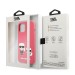 Силиконов калъф кейс Karl Lagerfeld KLHCP13SSSKCP iPhone 13 Mini, hardcase pink Silicone Karl & Choupette 5