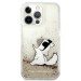 Силиконов калъф кейс Karl Lagerfeld KLHCP13XGCFD iPhone 13 Pro Max ,Gold Glitter Choupette Fun 1