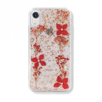 Силиконов калъф кейс Kavaro Gypsophila Series за iPhone XR червен