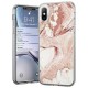 Силиконов калъф кейс Marble за Samsung Galaxy A40 ,Розов