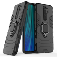 Силиконов калъф кейс Ring Armor Kickstand magnetic car holder Tough Rugged Cover за Xiaomi Redmi Note 8 Pro, черен