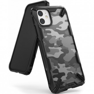 Силиконов калъф кейс Ringke FUSION X, За iPhone 11, черен Camo