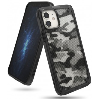 Силиконов калъф кейс Ringke FUSION X ,За iPhone 12 Mini, черен Camo