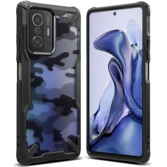 Силиконов калъф кейс Ringke FUSION X, За Xiaomi Mi 11T / MI 11T Pro , Camo черен 
