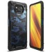 Силиконов калъф кейс Ringke FUSION X ,За Xiaomi Poco X3 NFC, черен Camo 1